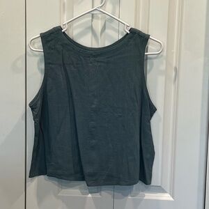 ANRABESS Women's Summer Linen Lounge Beach Travel Crop Top